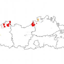 Verspreidingskaart Kolgans