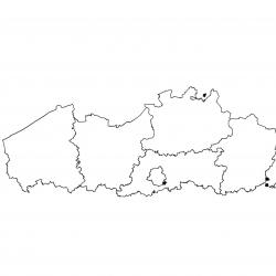 Verspreidingskaart (2007), Vale vleermuis