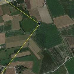kaart 2 : rustpunt nabij De Put van Vlissegem